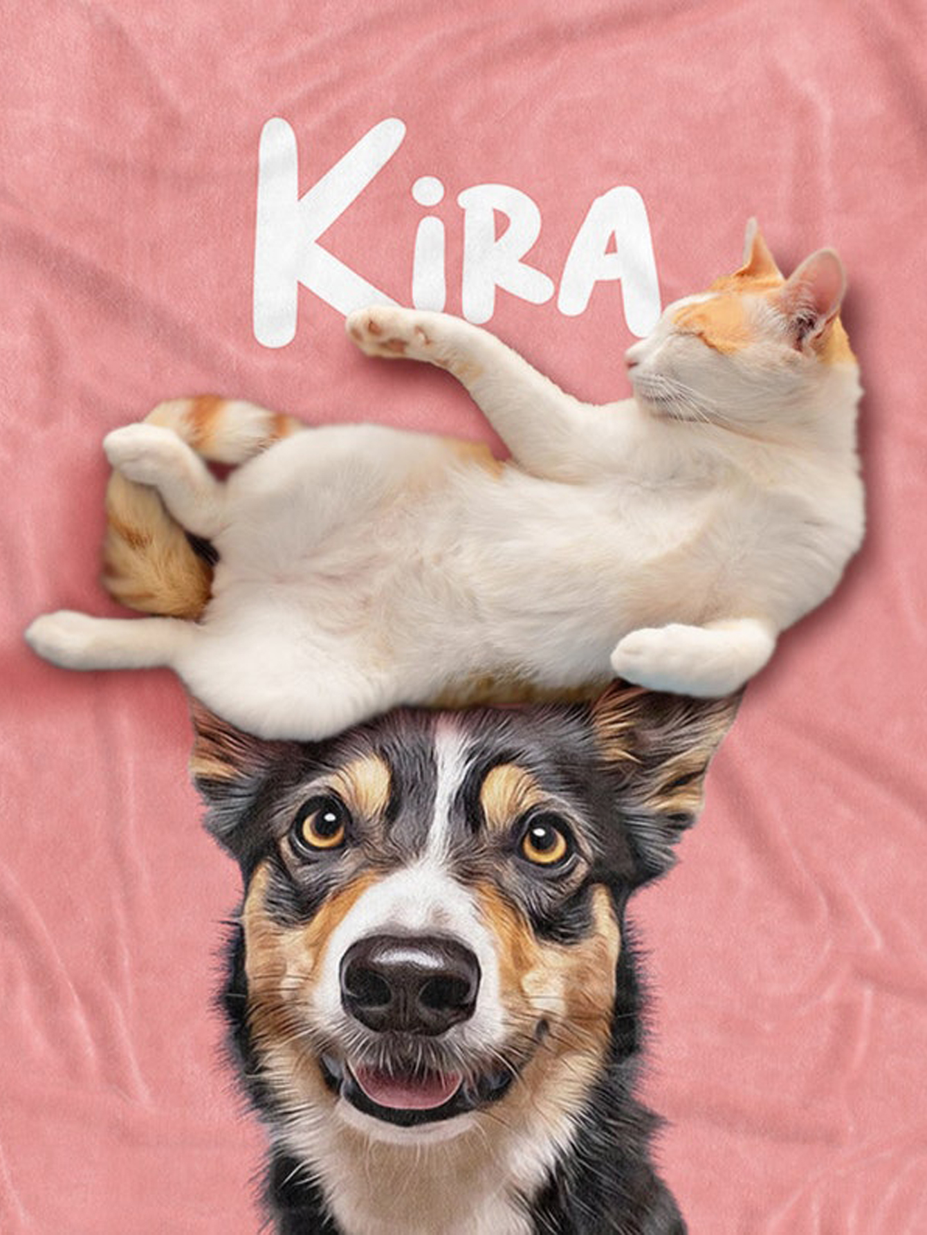 Personalized Pet Photo Blanket
